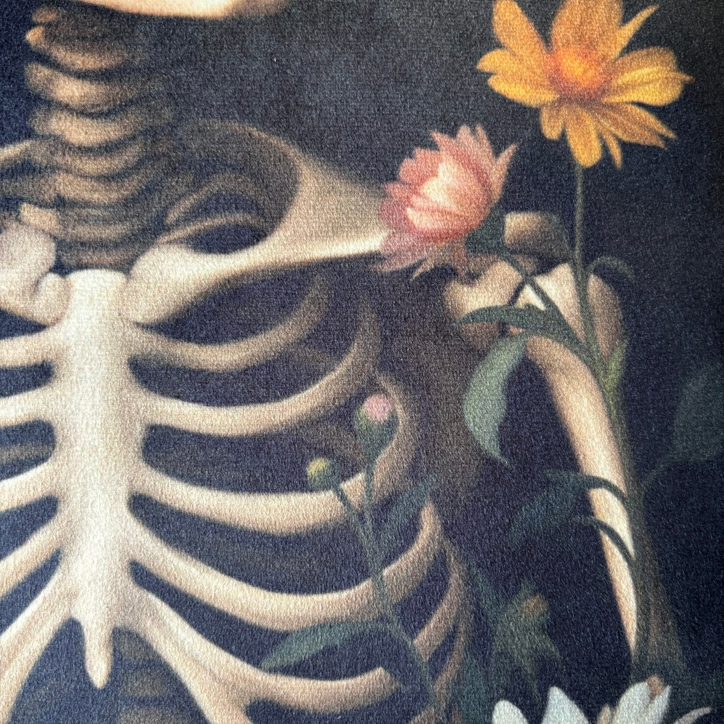 Le Comte aux fleurs. Housse de coussin