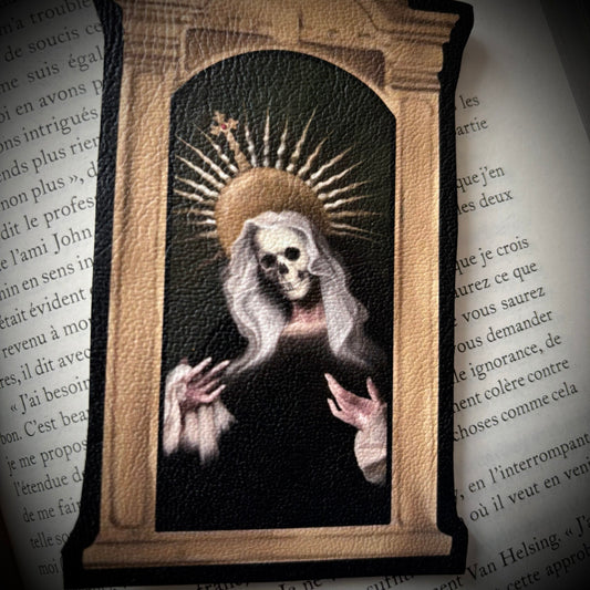 Madone Macabre. Marque page, décoration.