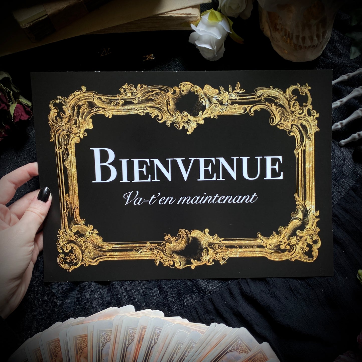 Bienvenue. Impression A4.