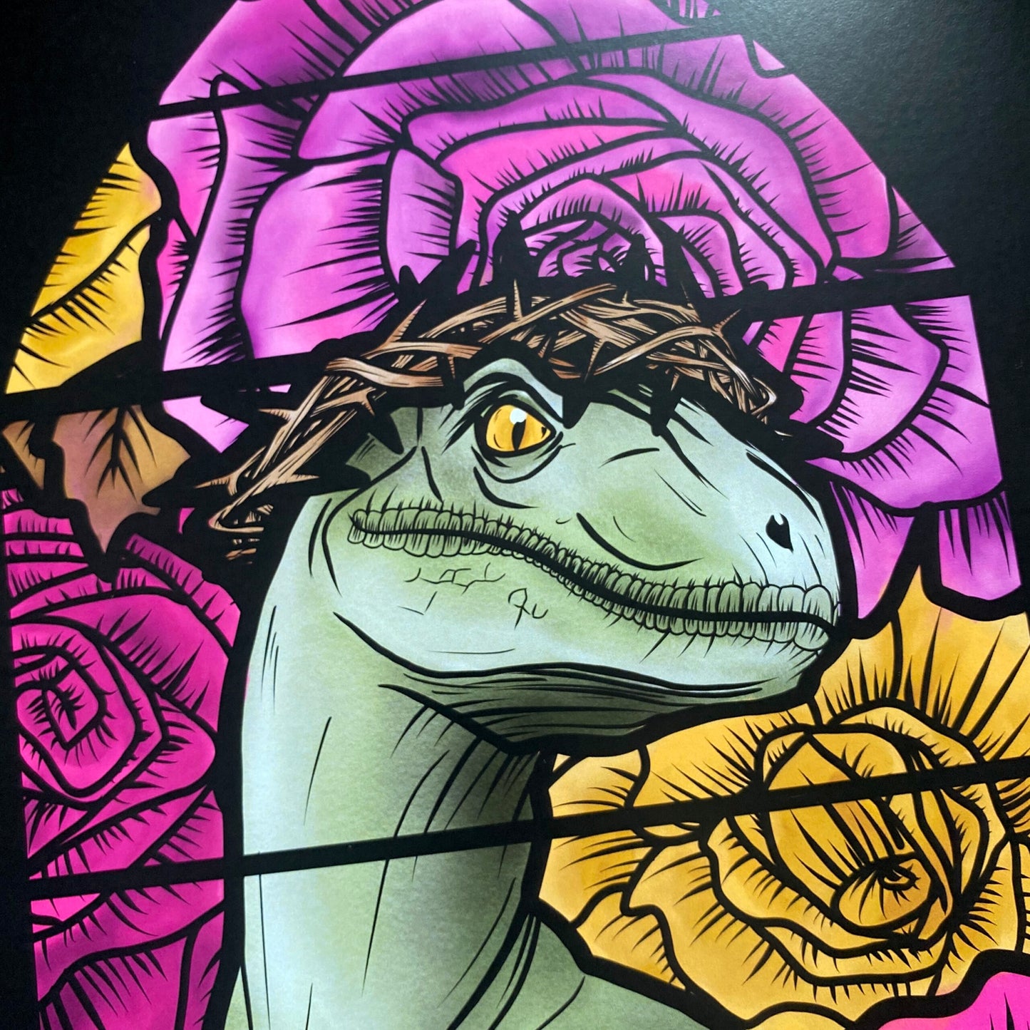 Saint Raptor. Impression A4.