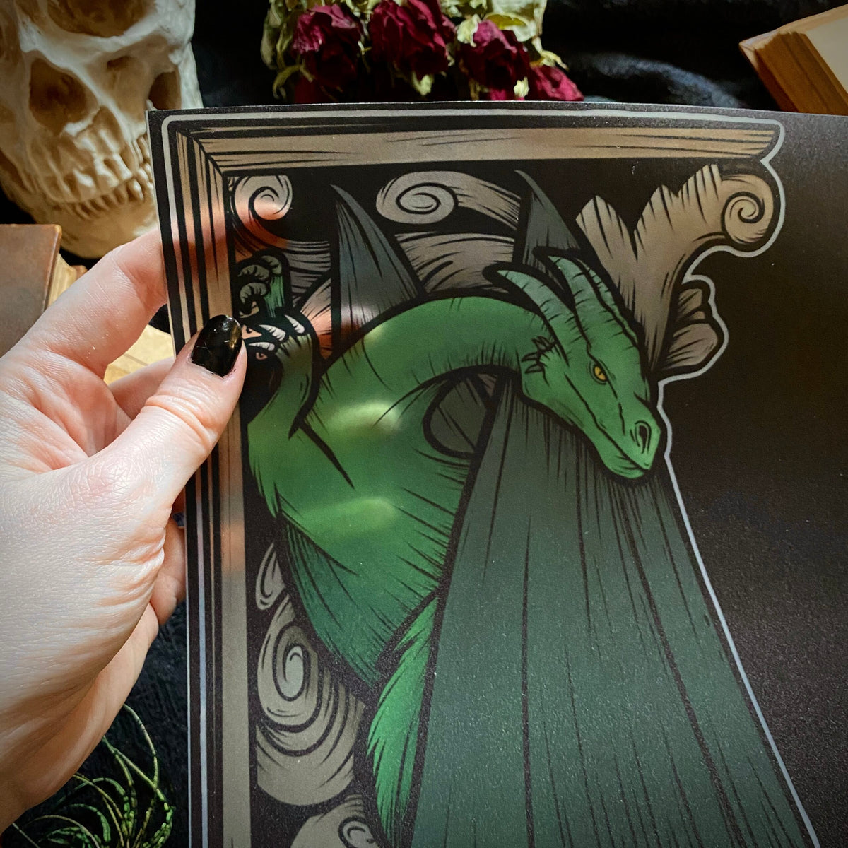 La Dragonne. Stickers repositionnables. A4 à découper