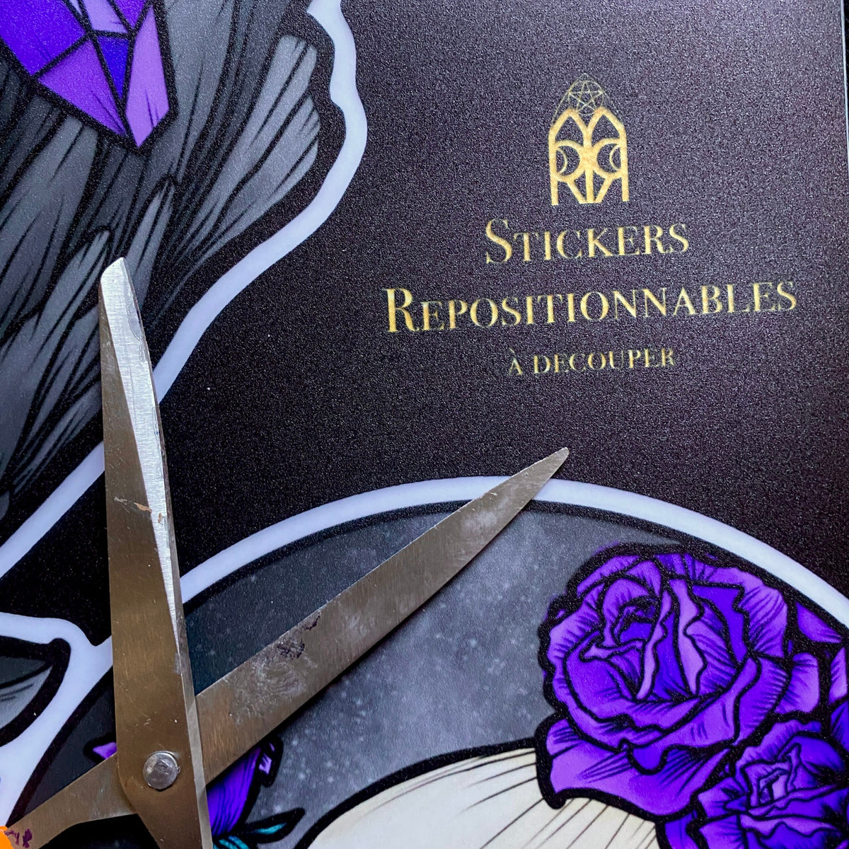 Vanité. Stickers repositionnables. A4 à découper