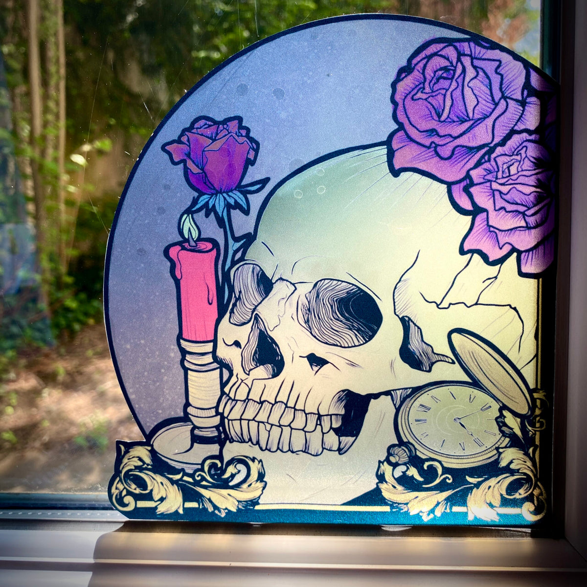 Vanité. Stickers repositionnables. A4 à découper