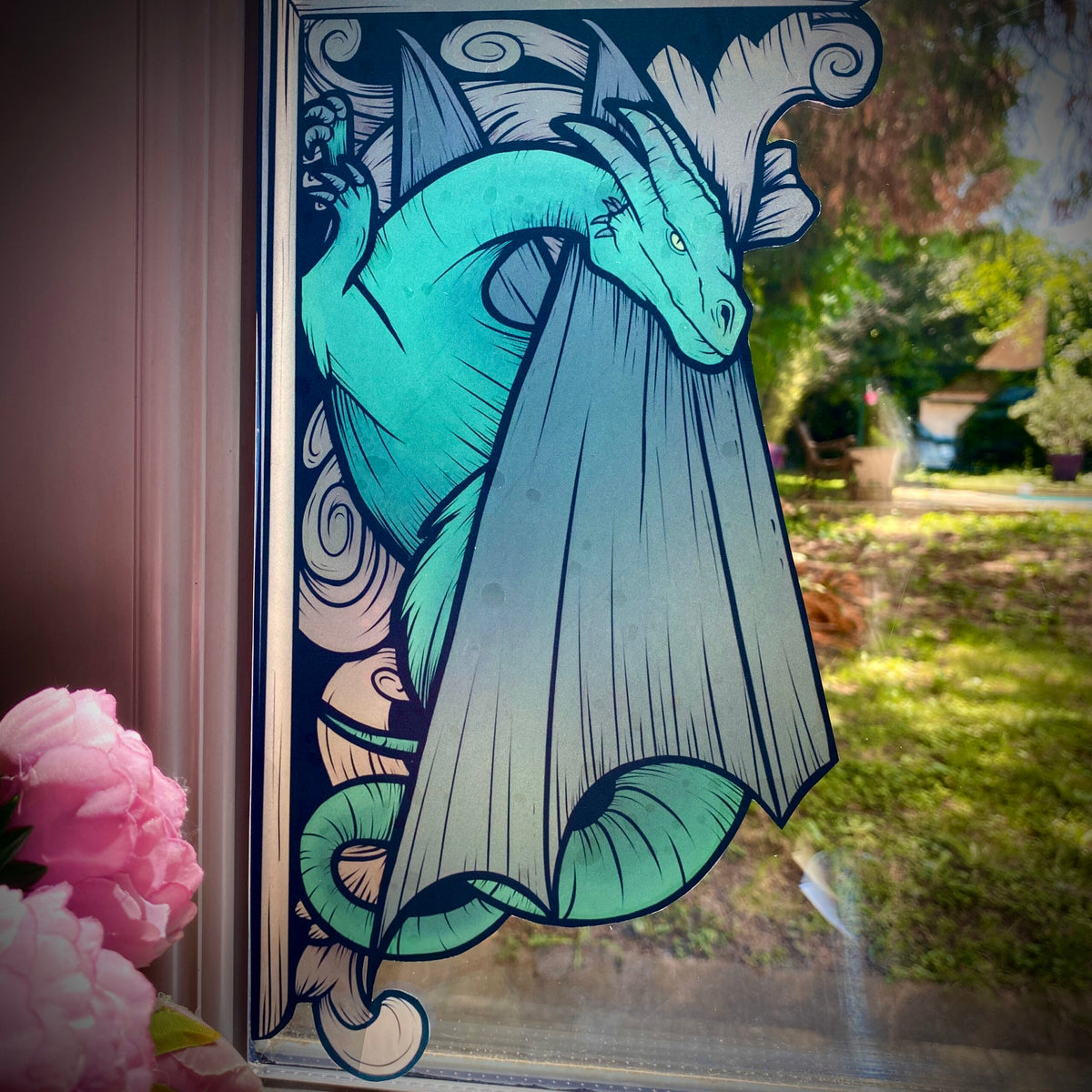 La Dragonne. Stickers repositionnables. A4 à découper