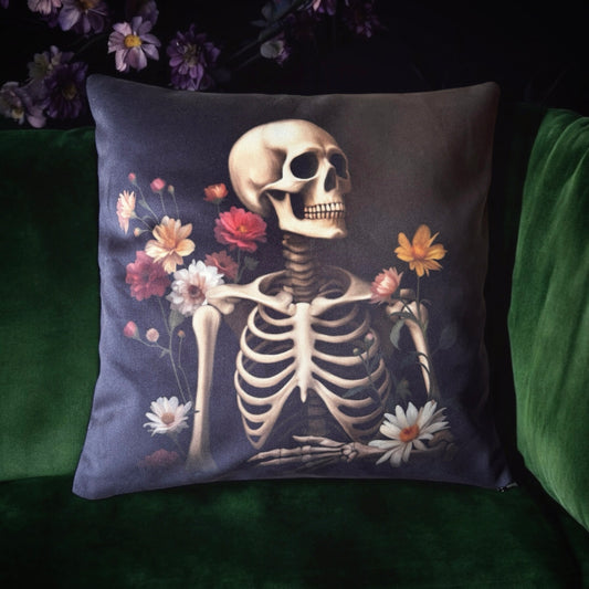 Le Comte aux fleurs. Housse de coussin