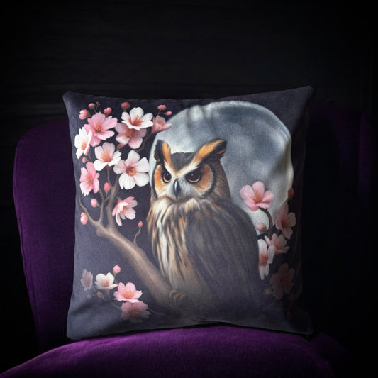 Le veilleur nocturne. Housse de coussin