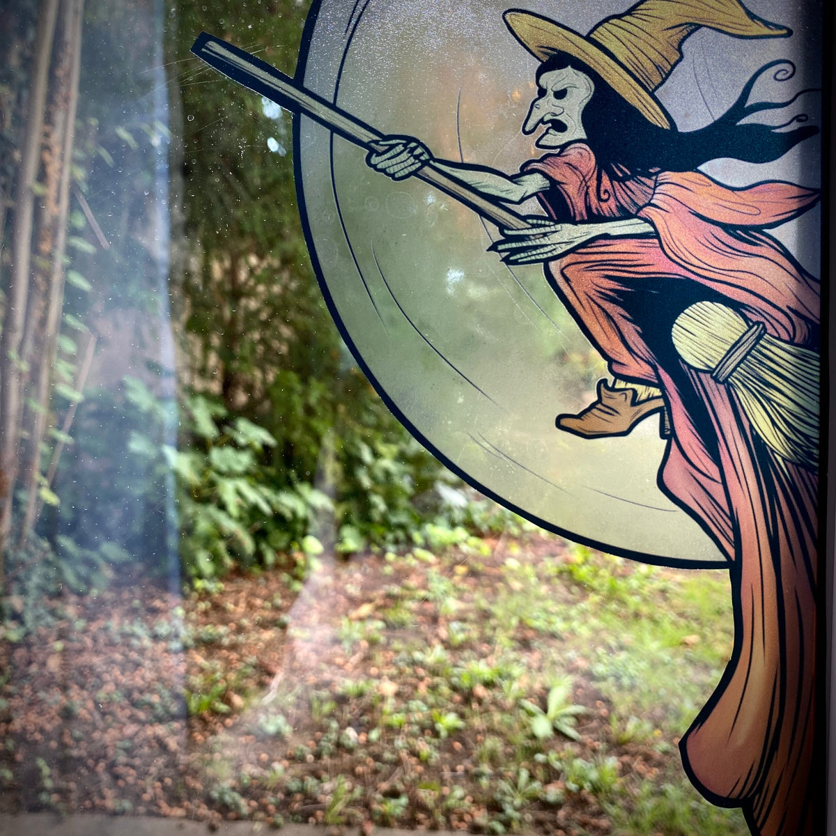 La Sorcière. Stickers repositionnables. A4 à découper.