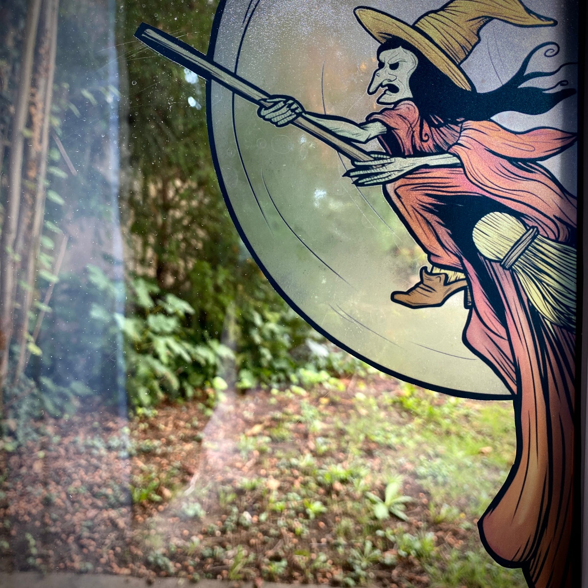 La Sorcière. Stickers repositionnables. A4 à découper.