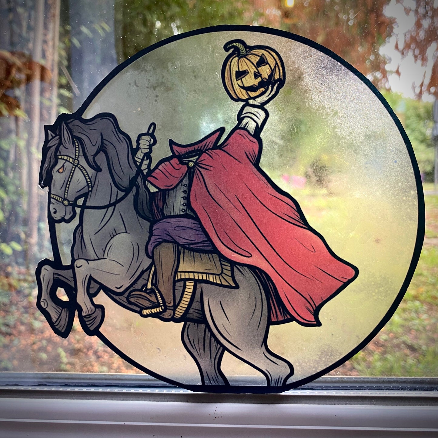 Le chaudron du Cavalier sans tête. Stickers repositionnables. A4 à découper.