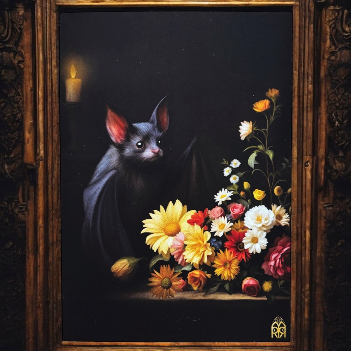 Des fleurs pour Dracula. Impression A6 ou A4
