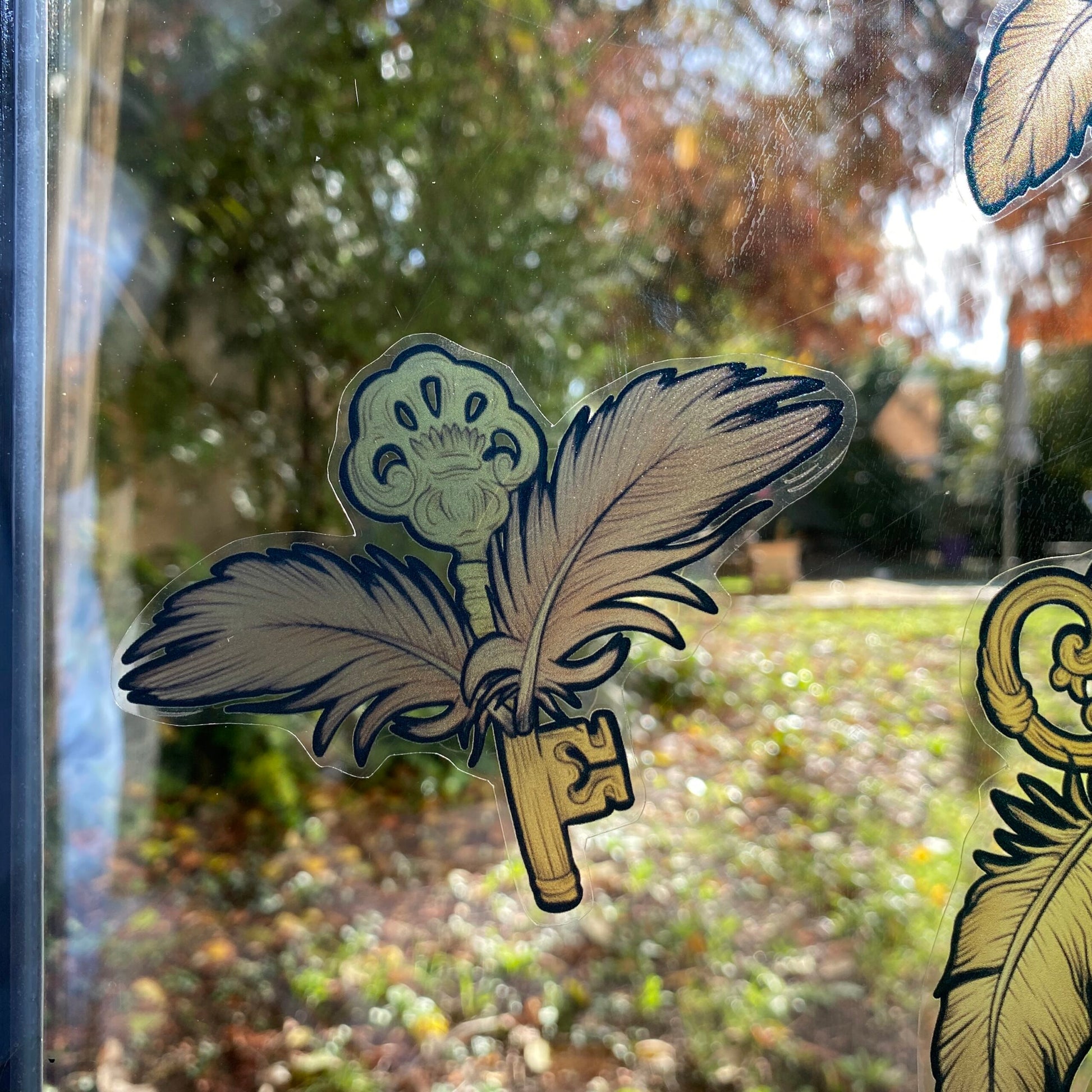 Clés volantes. Stickers repositionnables. A4 à découper