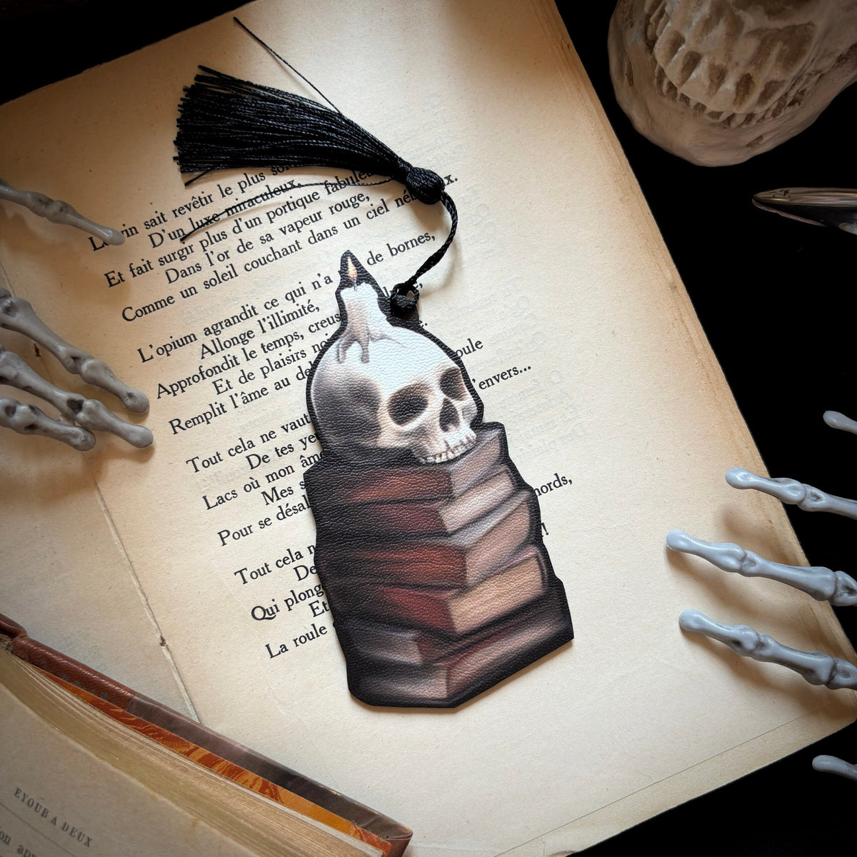 Une nuit à la bibliothèque. Marque page