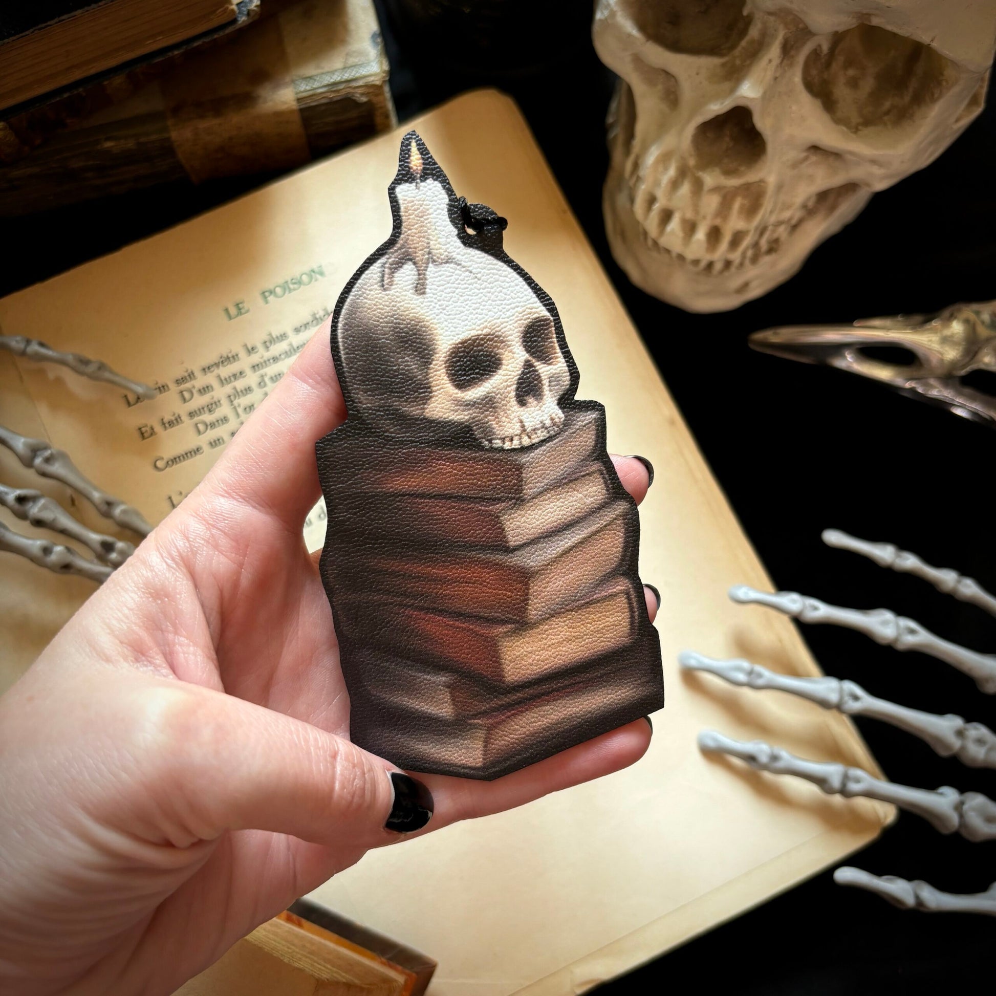 Une nuit à la bibliothèque. Marque page