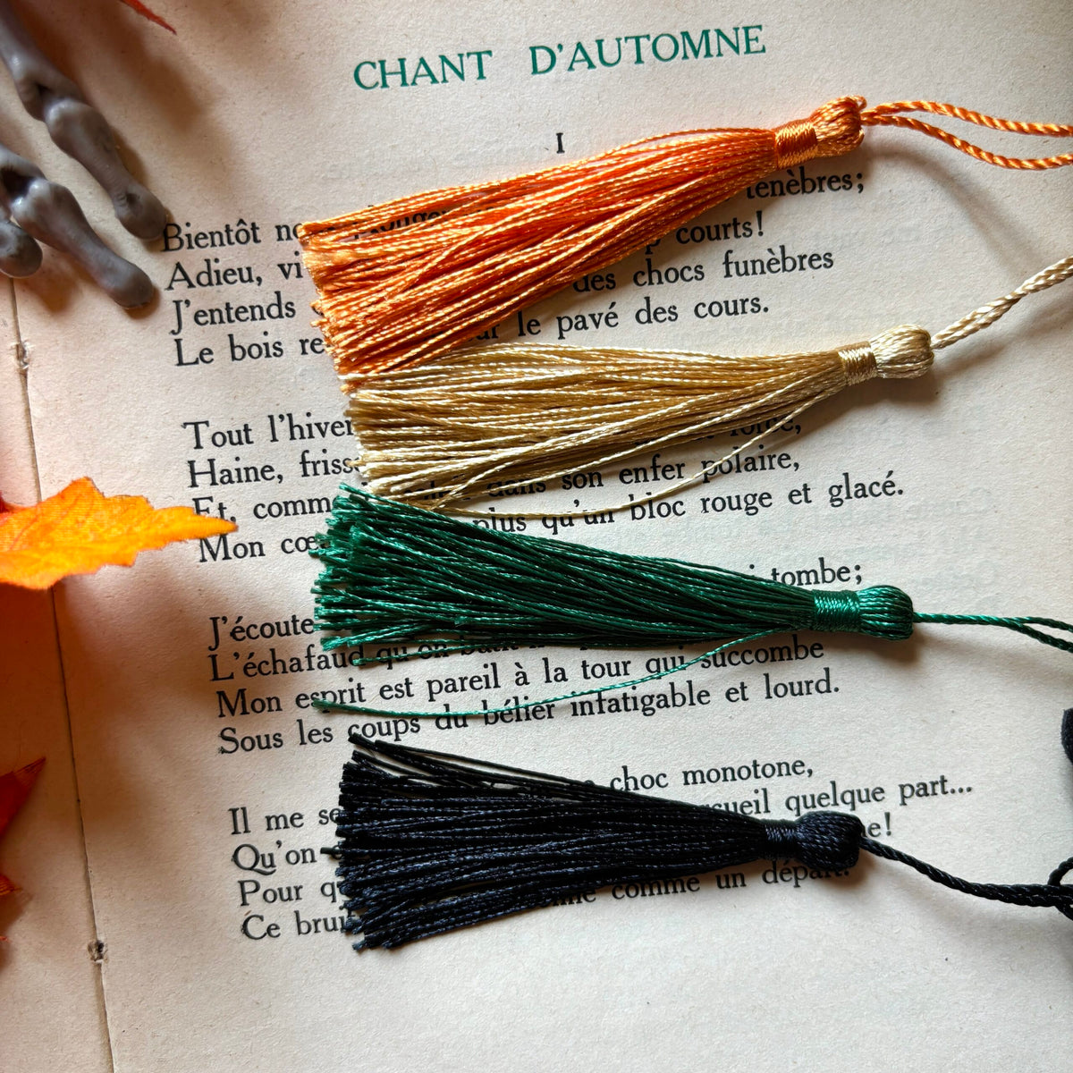 Citrouille enflammée. Marque page