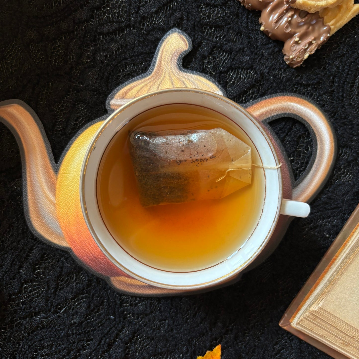 Sous Tasse. Thé à la citrouille