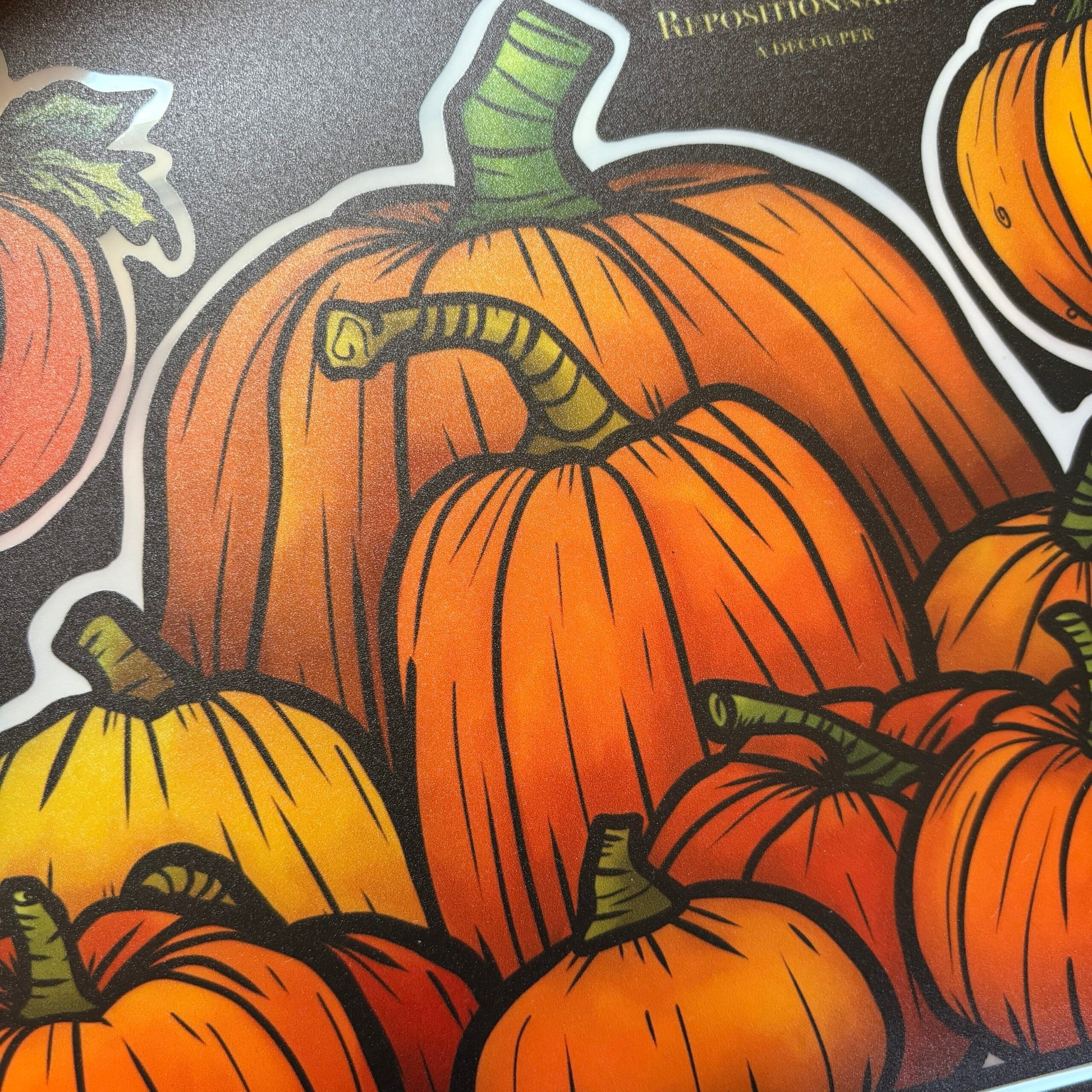 Stickers repositionnables. Citrouilles lover. A4 à découper. Précommande