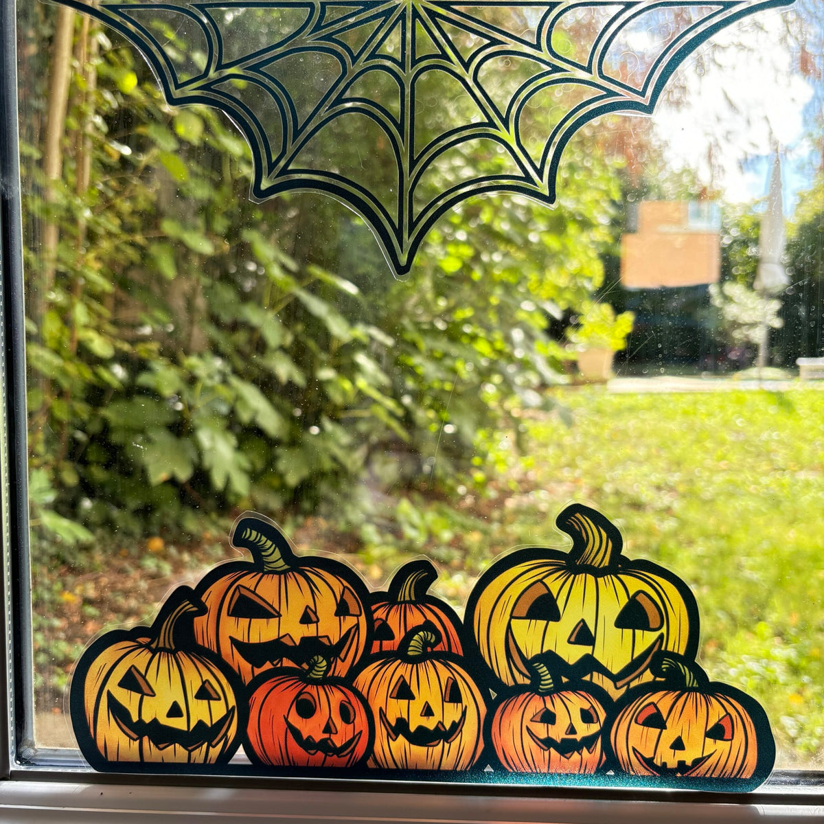 Stickers repositionnables. Lanternes Citrouilles. A4 à découper.