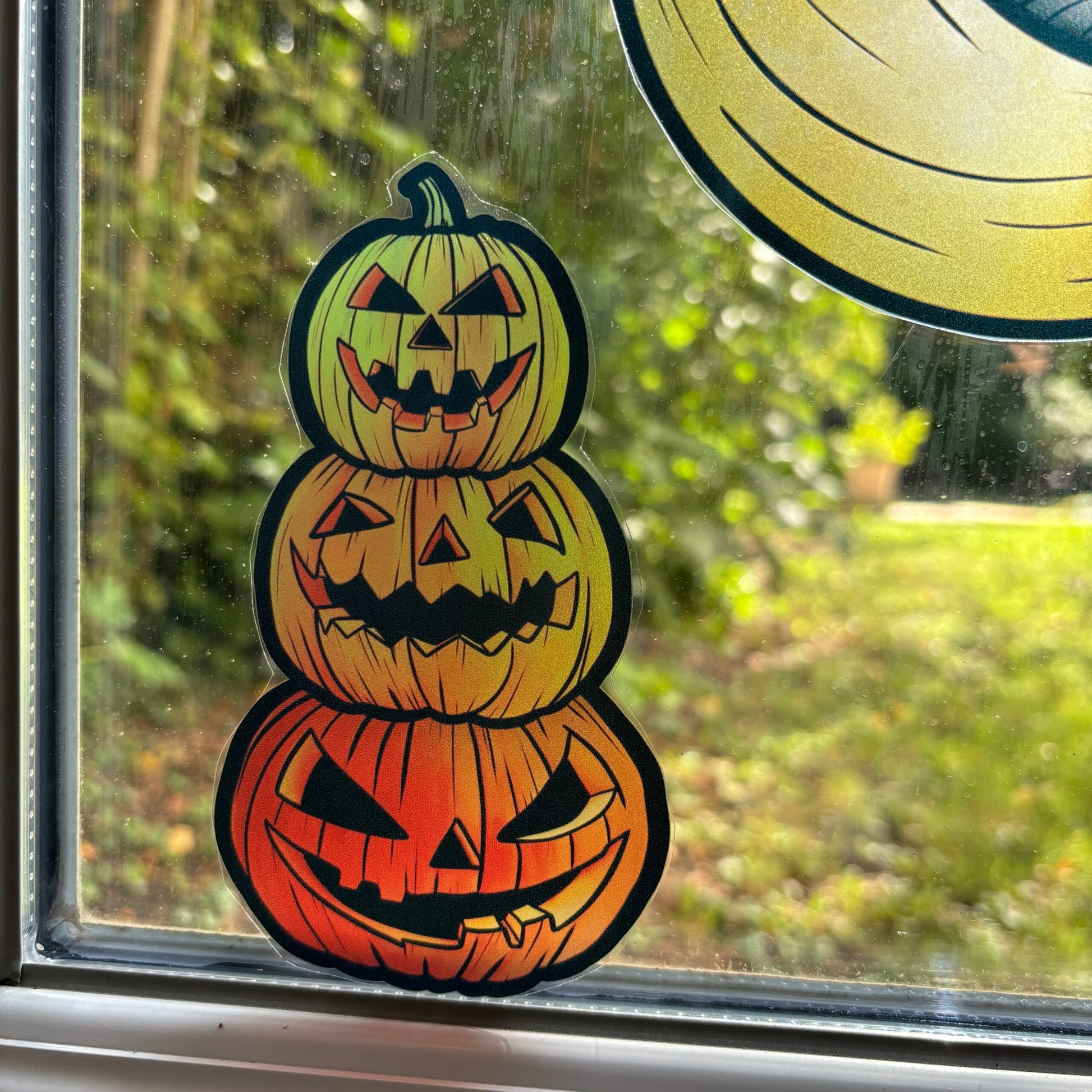 Stickers repositionnables. Nuit des citrouilles. A4 à découper.