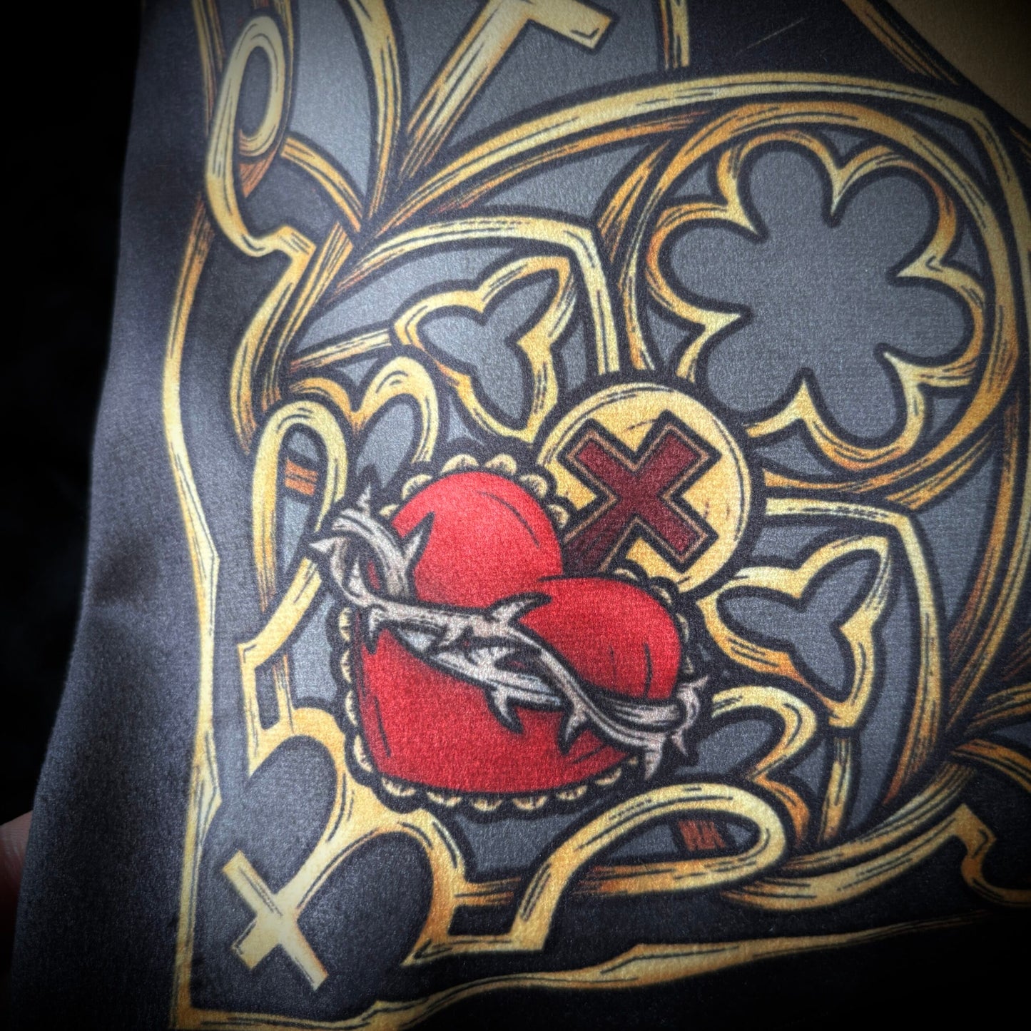 Dans la Cathédrale. Housse de coussin