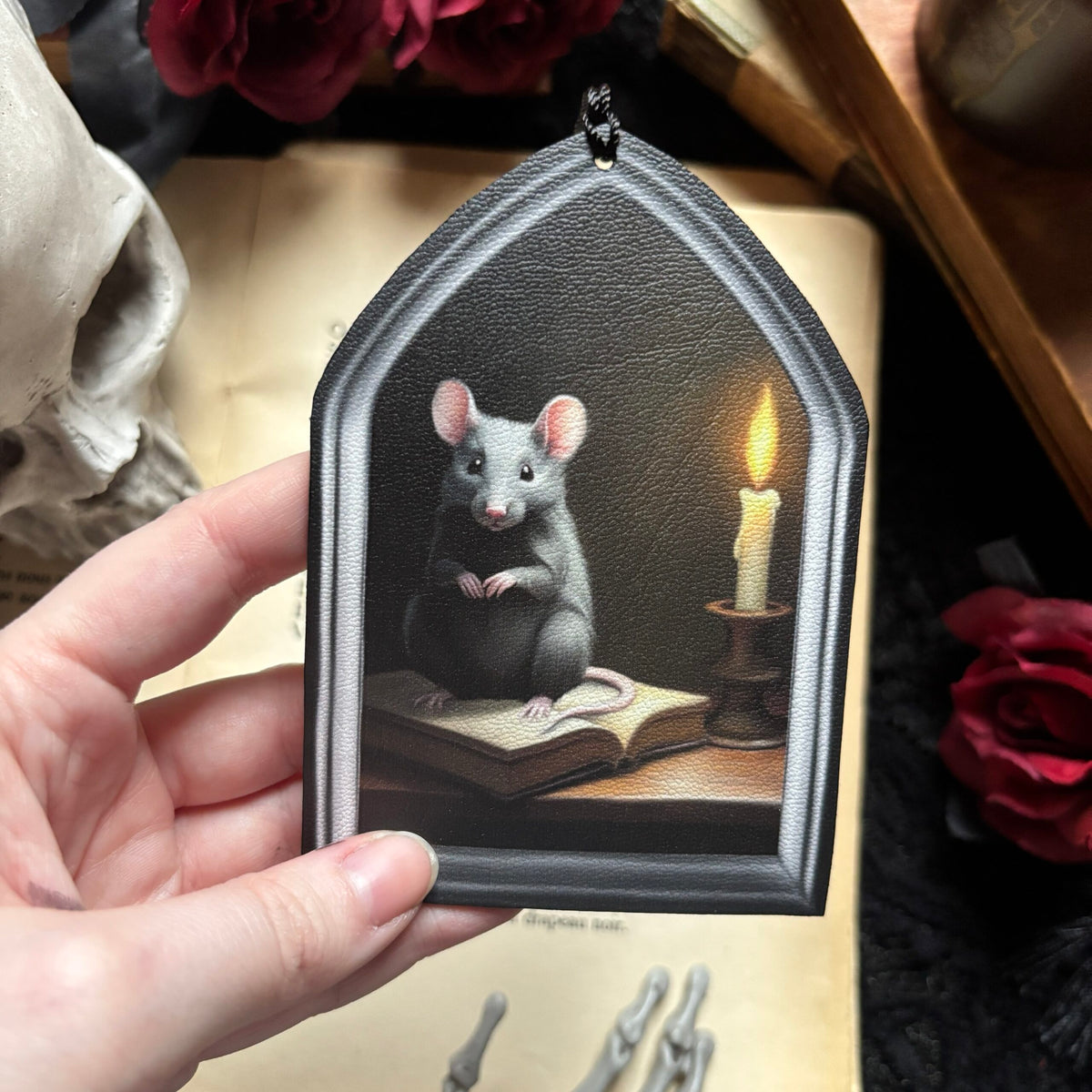 Rat de bibliothèque. Marque Page