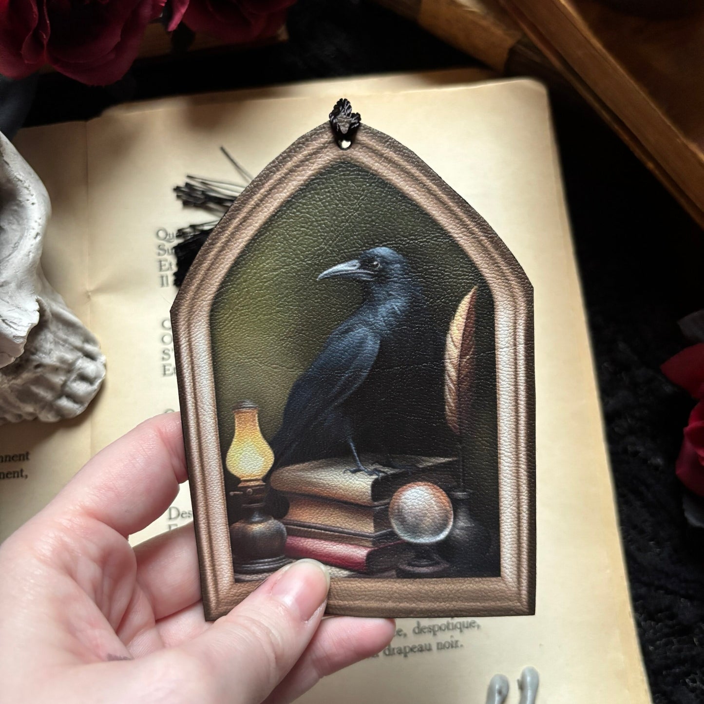 Le manuscrit du Corbeau. Marque Page