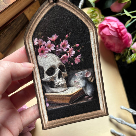 Marque Page / Décoration. Entretien avec la Mort