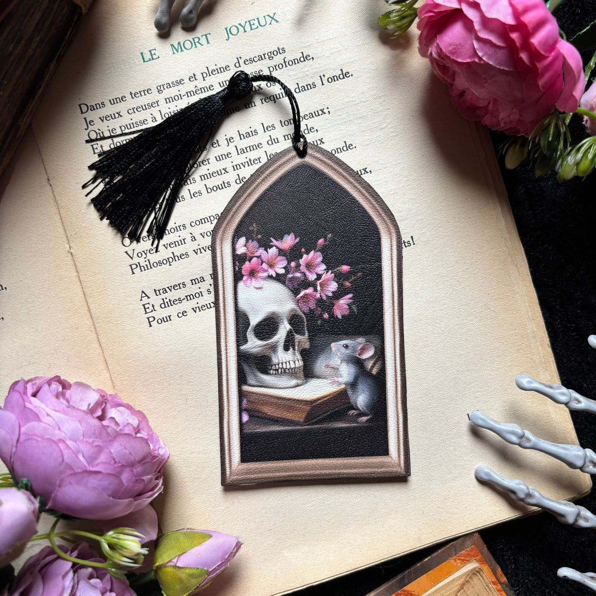 Marque Page / Décoration. Entretien avec la Mort