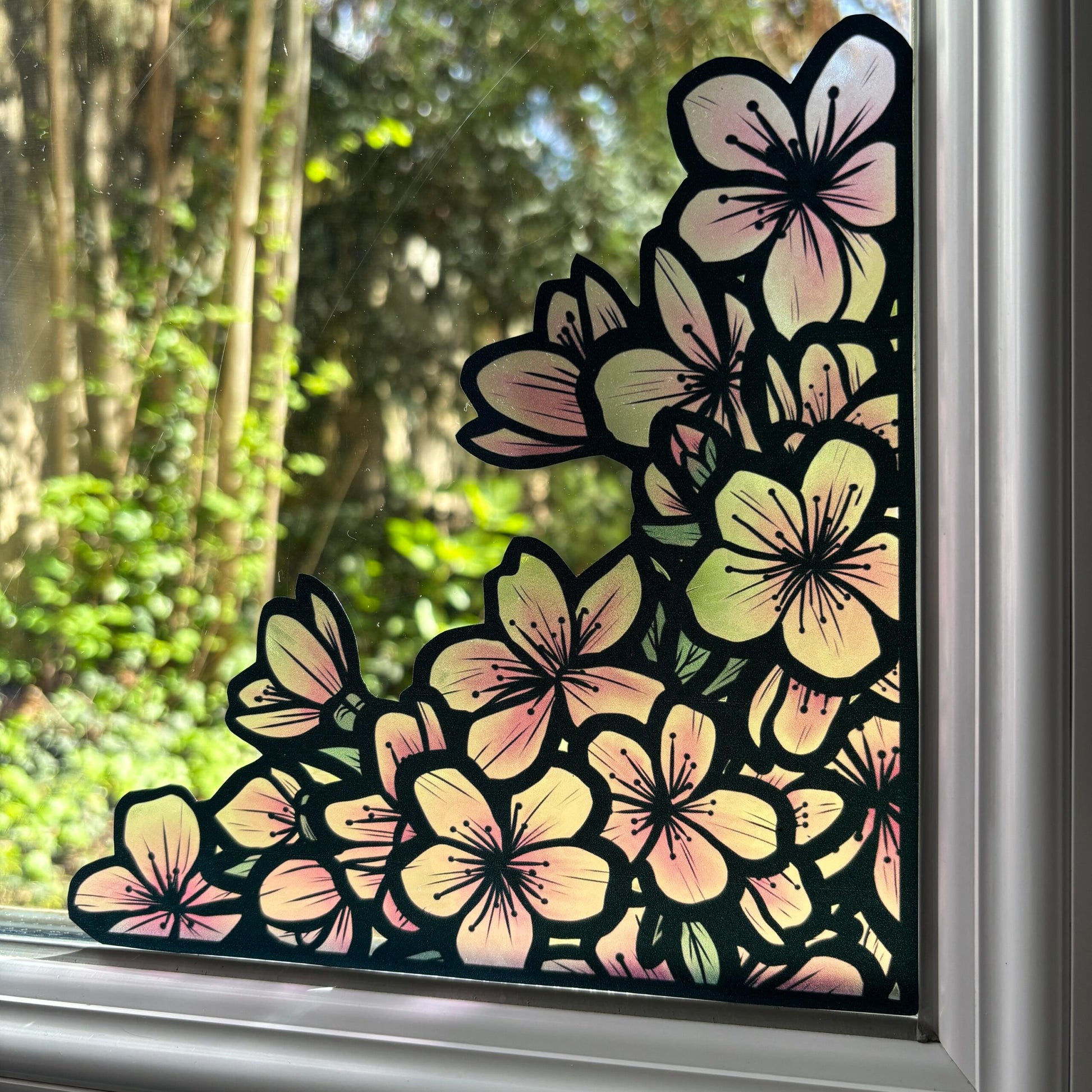 Fleurs de coquelicots. Stickers repositionnables. A4 à découper