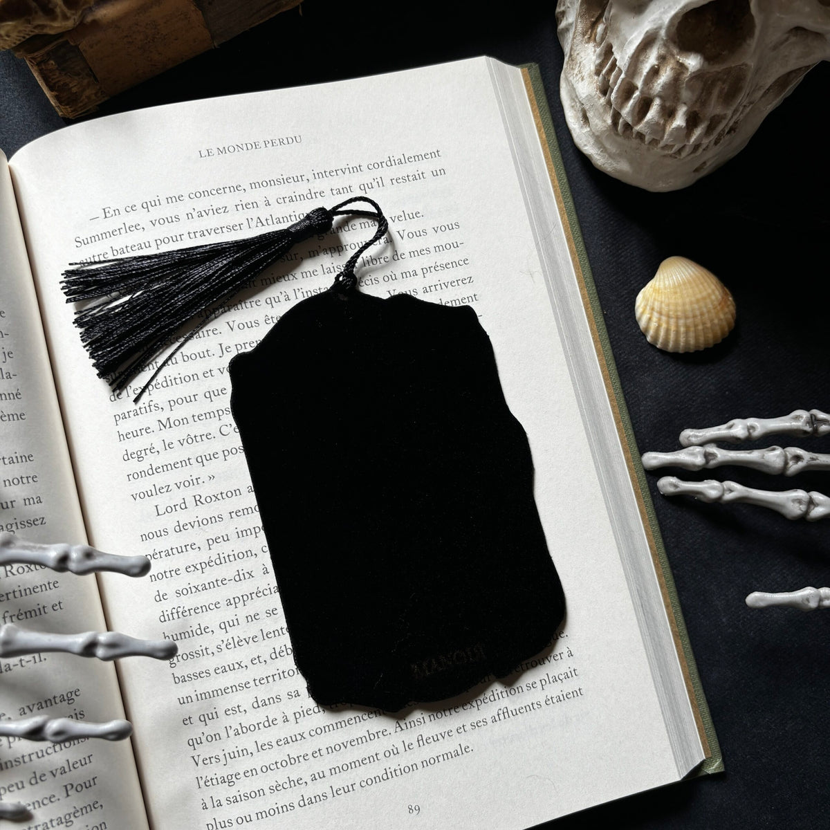 Kraken. Marque page, décoration. Tissu simili cuir