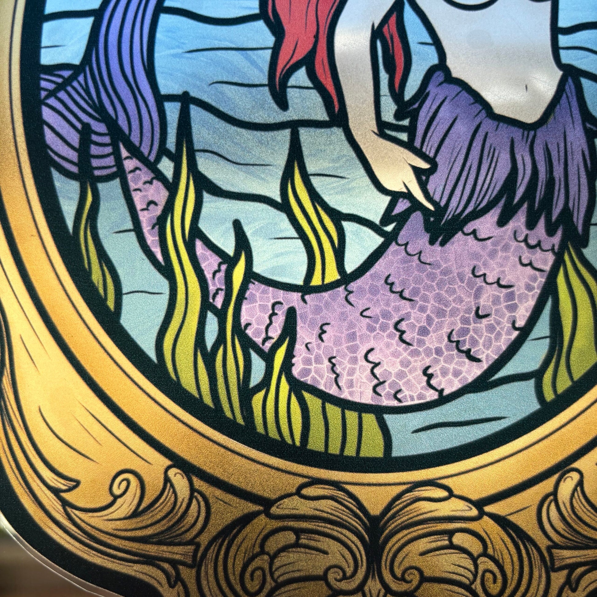Sirène. Stickers repositionnables. A4 à découper.