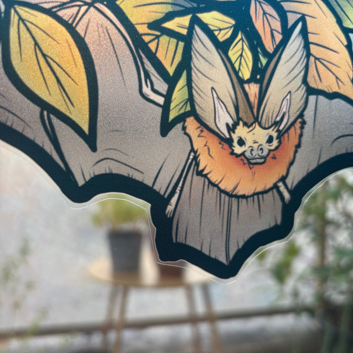 La dévoreuse de citrouilles. Stickers repositionnables. A4 à découper.