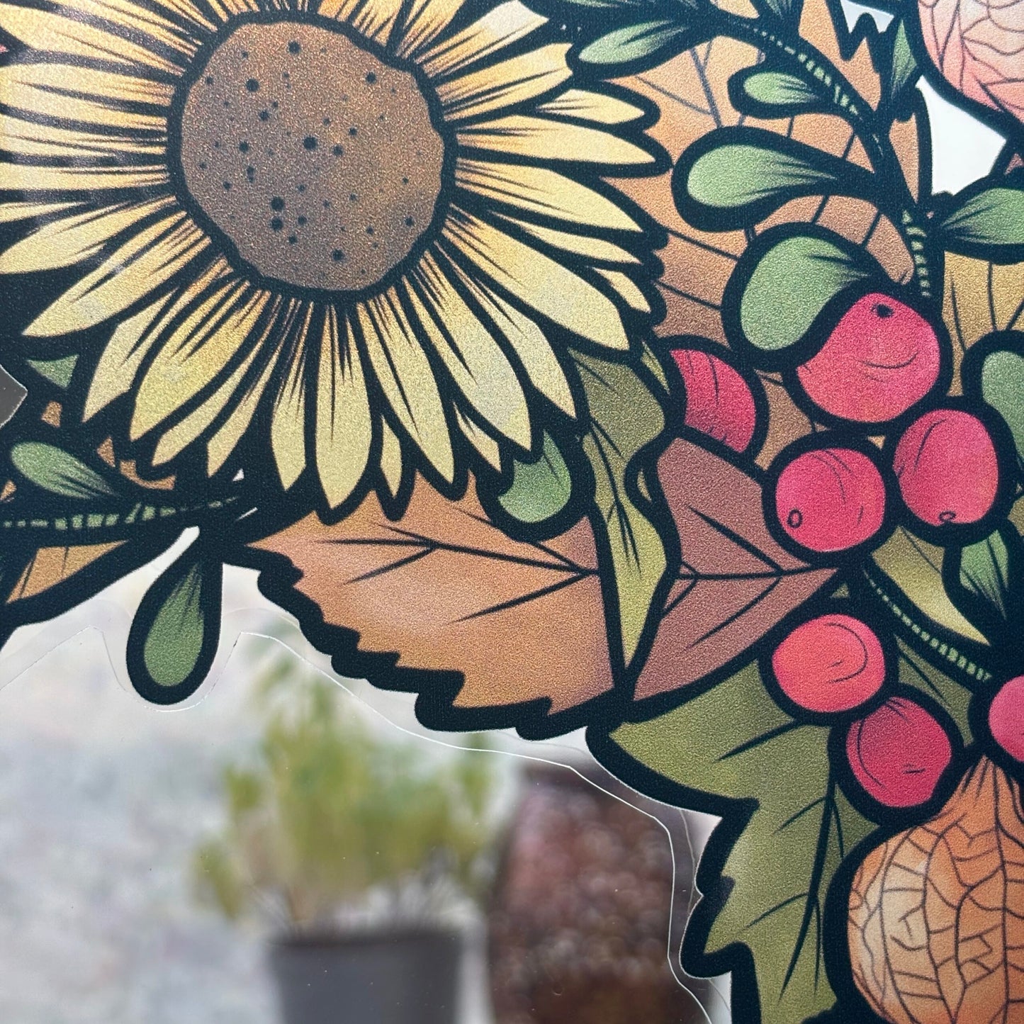 Stickers repositionnables. Thé à la citrouille. A4 à découper.