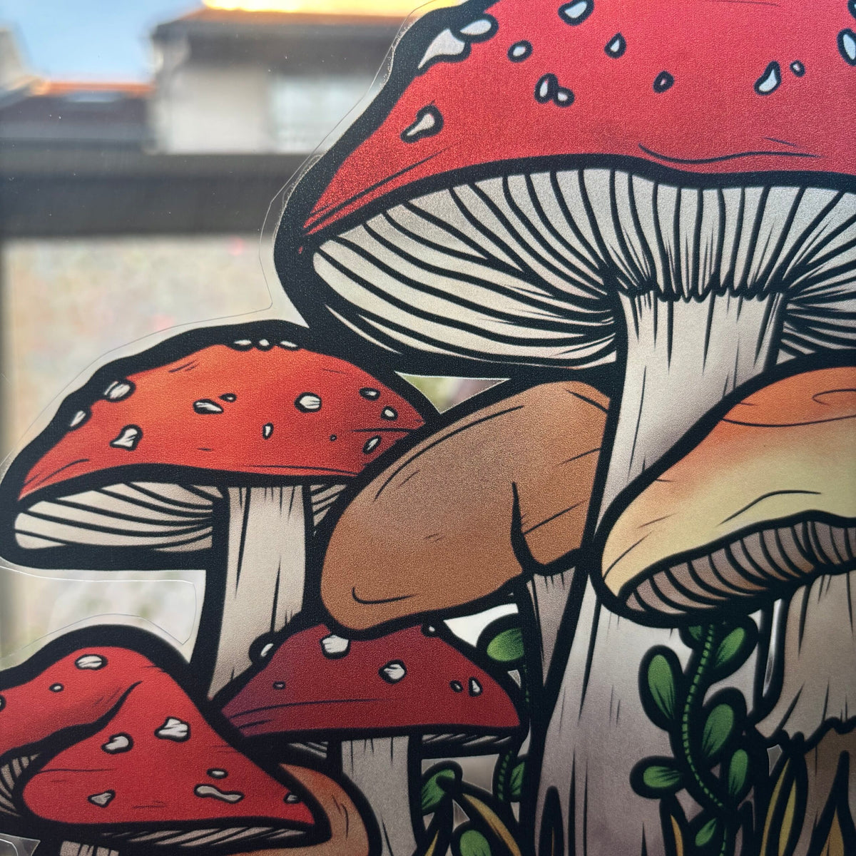 Stickers repositionnables. Forêt d'Automne. A4 à découper.