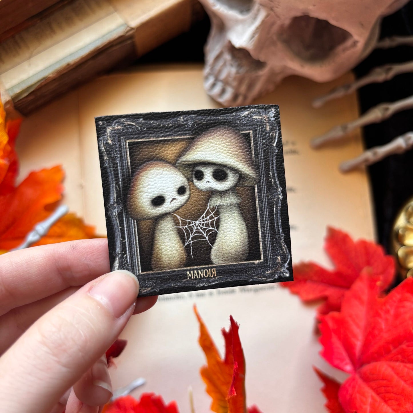 Magnet. Les amoureux, champignons
