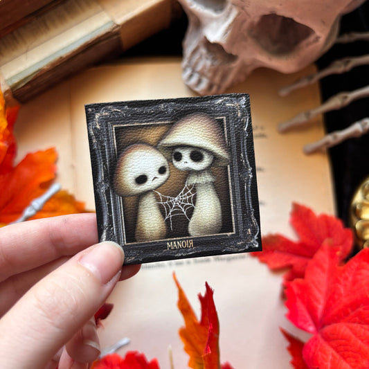 Magnet. Les amoureux, champignons