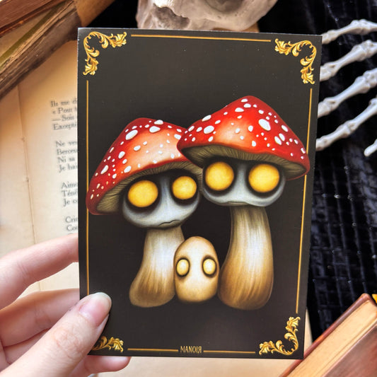 Champignons Zombies. Impression A6