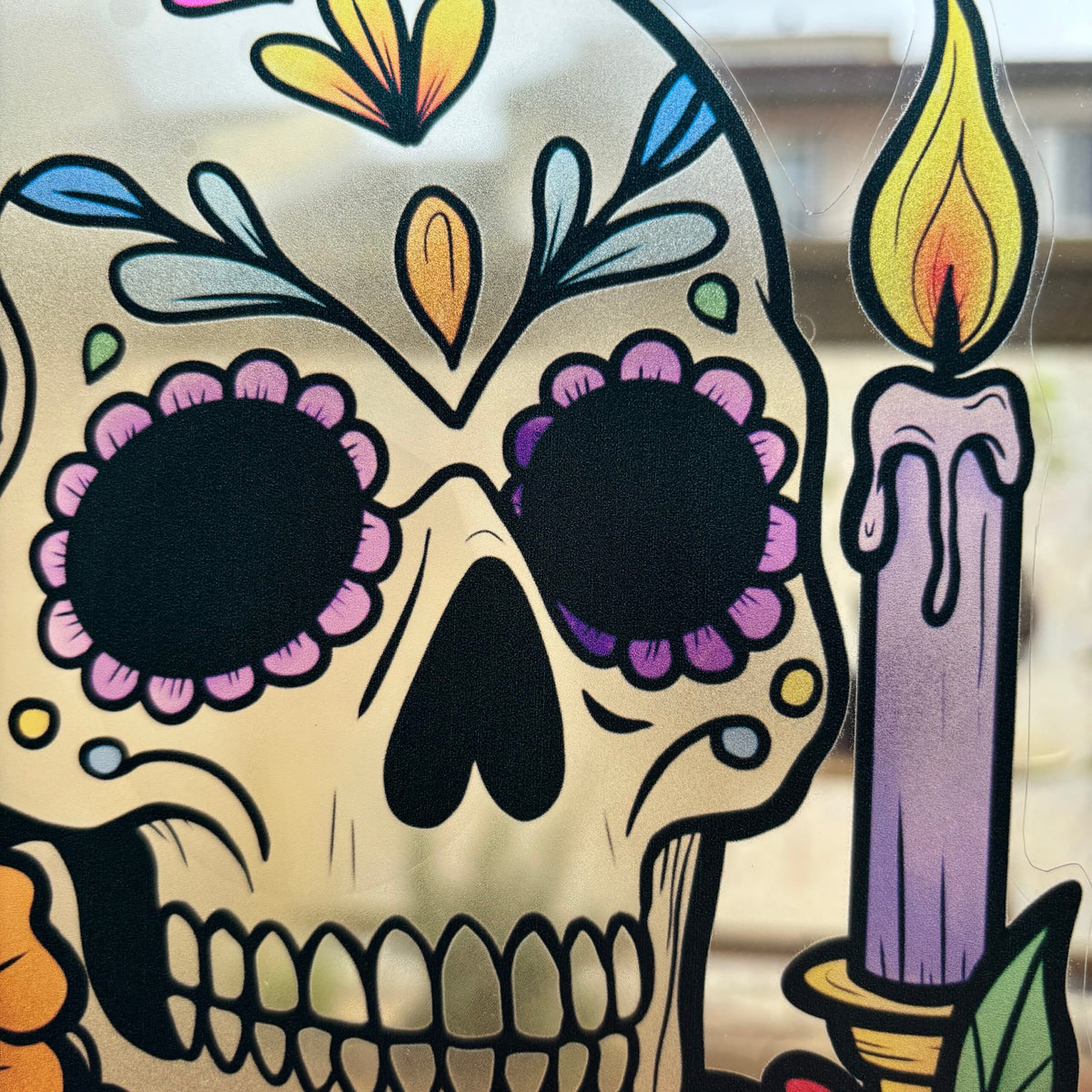 Le jour des Morts. Stickers repositionnables. A4 à découper.