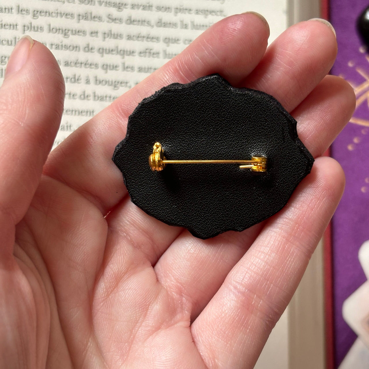 Broche. Œil. Bijou, pins
