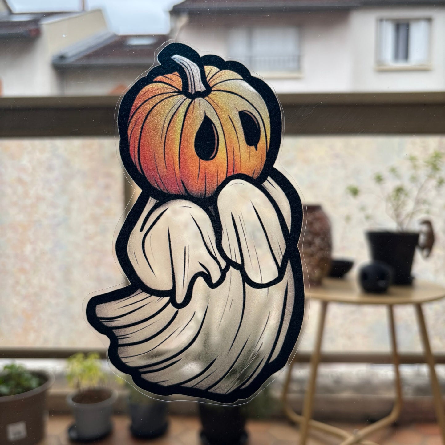 Stickers repositionnables. Nuit hantée. A4 à découper.