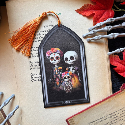 Famille Calaveras. Marque Page / Décoration
