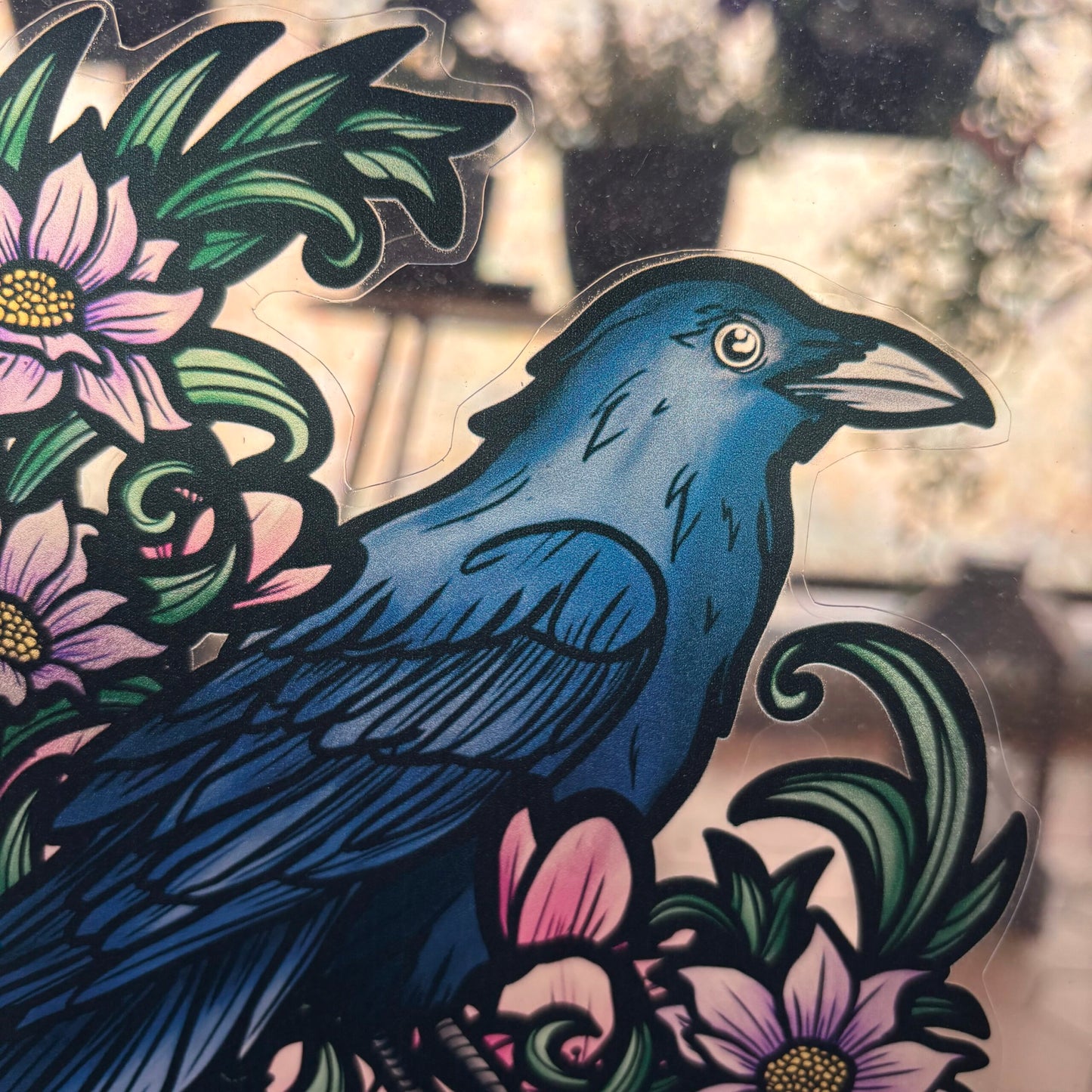 Oiseaux de printemps. Stickers repositionnables. A4 à découper.