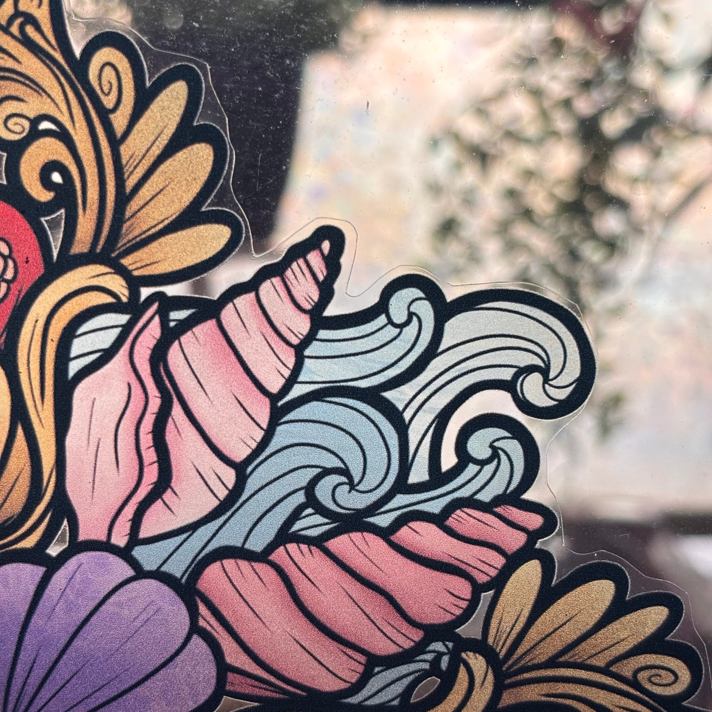 Sous l’océan. Stickers repositionnables. A4 à découper.