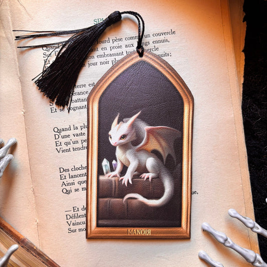 Le dragon de cristal . Marque Page dragon, dark academia