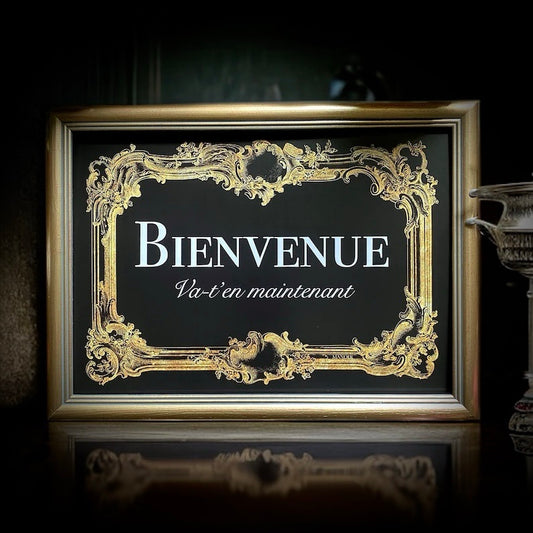 Bienvenue. Impression A4.