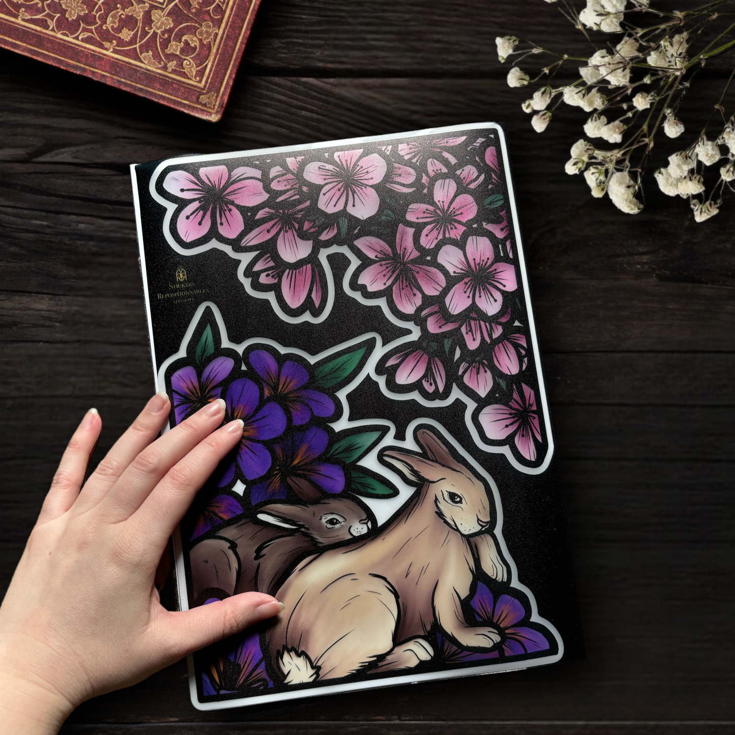 Ostara. Stickers repositionnables. A4 à découper