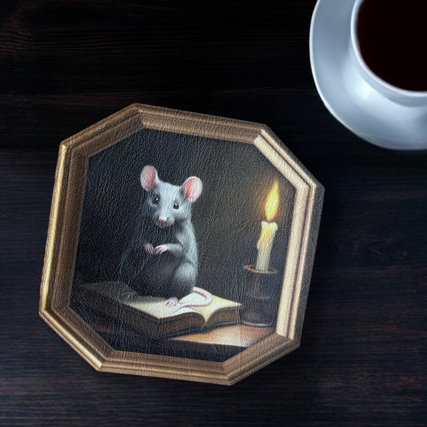 Sous Tasse. Rat de Bibliothèque