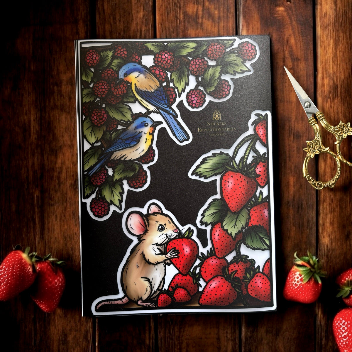 Gourmandises. Stickers repositionnables. A4 à découper.