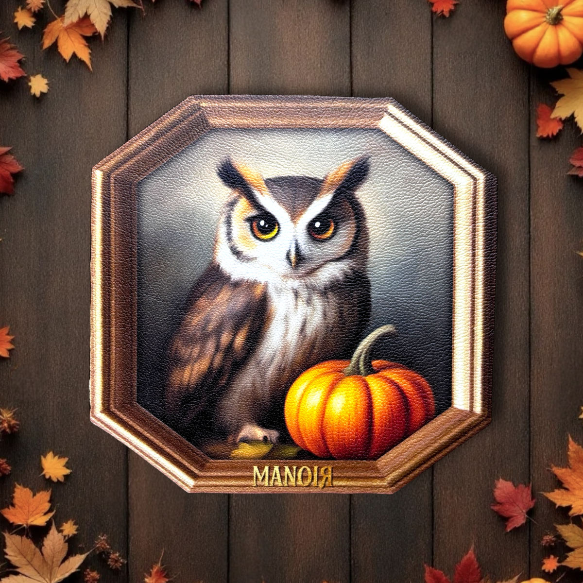 Sous Tasse. L’Oracle du Crépuscule. Illustration hibou.