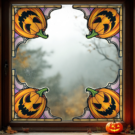 Coins d’Halloween . Stickers repositionnables. A4 à découper.